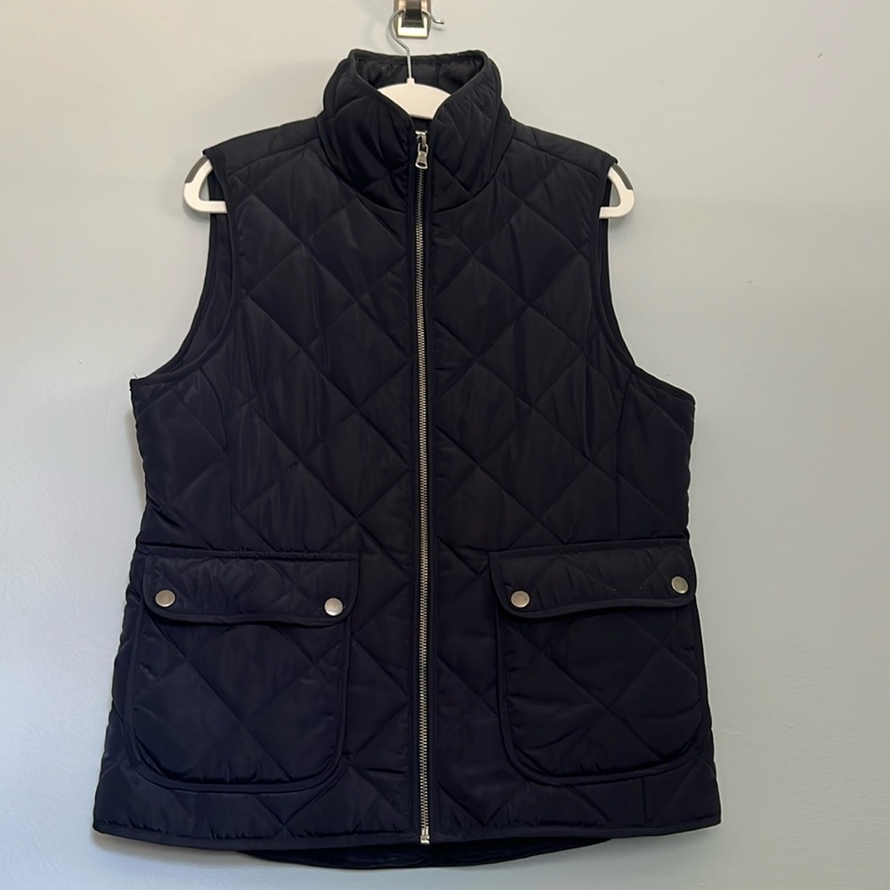 Navy vest for fall/winter
